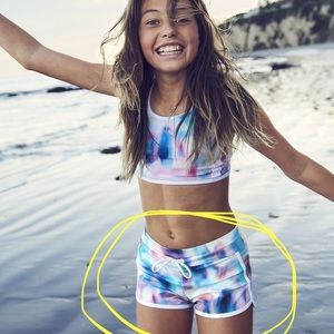 Athleta Girl board shorts swim bottom XL 14